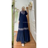 Reyna-001 Gamis Cerutty Babydoll Bordir